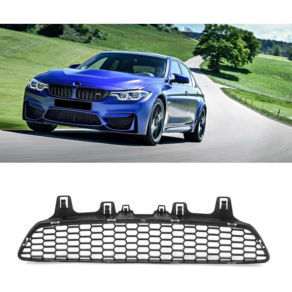 BINB ROAD Front Bumper Lower Grilles Grills 51118054294 Compatible with BMW M3 F80 2012-2018 | M4 F82 F83 2013-2019