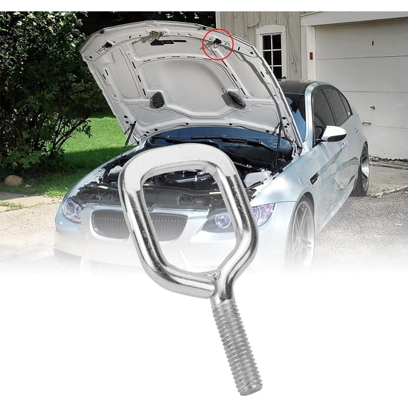 BINB ROAD Hood Catch Lock Bracket 51237008756 Compatible with BMW 3 series M3 E60 E61 E64 E87 E90,2Pcs