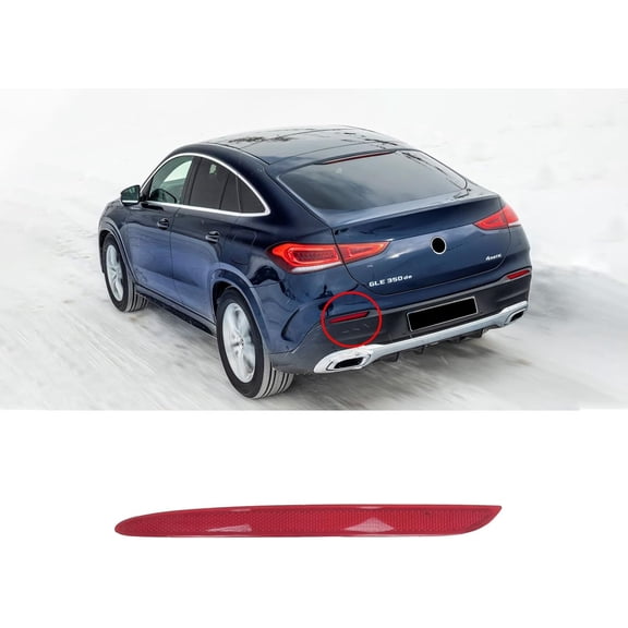 BINB ROAD Left Rear Bumper Reflector Light Driver Side 2178200174 0998208700 Compatible with Mercedes Benz C300 E300 S500 GLC300 GLE350