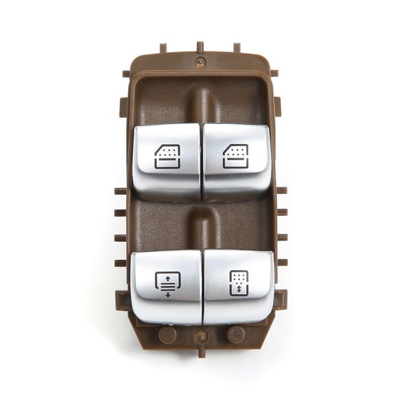 BINB ROAD Power Window Switch Rear Right Passenger Side 22290515058Q54 Compatible with Mercedes-Benz S550 S63 AMG S600 W222 V222 X222 2014-2017,Brown