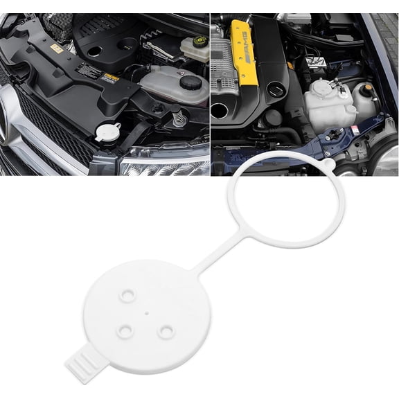 Windshield Wiper Washer Fluid Reservoir Tank Bottle Cap White 2218690072 A2218690072 Compatible with Mercedes Benz S63 S65 AMG S350 S400 S550 S600 CL550 W221 C216