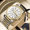 thumbnail image 1 of BINBOND Luxury Waterproof Luminous Date Week Stainless Steel Sport Quartz Men's Wristwatch, 1 of 5
