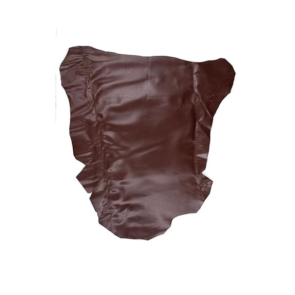BINDIAN BOVINE LEATHER 1mm Brown Tooled Leather Sheet | Embossed Floral Pattern Leather Material for Upholstery Crafts DIY Projects and Home Decor