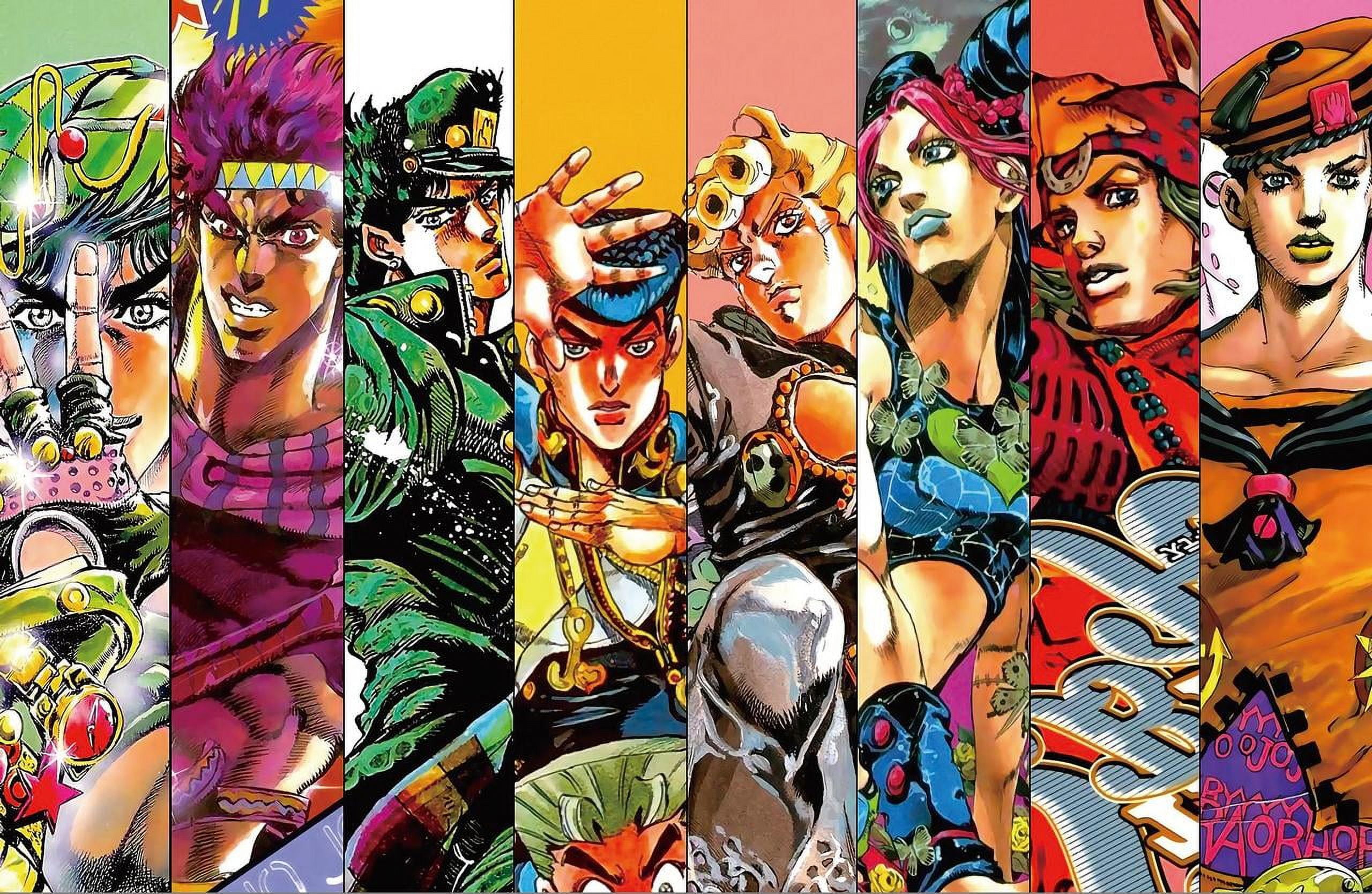 JOJO's Bizarre Adventure ポスター Amazon.com: JoJo's Bizarre Adventure Series Home Decor Wall