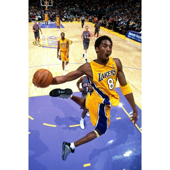 BINFA-Wall Art Kobe Bryant Los Angeles Basketball Star 18" x 12" Poster