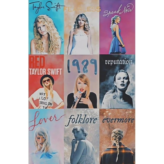 BINFA-Wall Art Music Prints Bedroom Decor 12" x 18" Poster