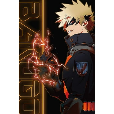 BINFA-Wall Art My Hero Academia Bakugou Katsuki 18" x 12" Poster