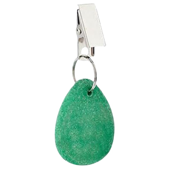BINGLI 12 Pcs Tablecloth Weights Tablecloth Pendant Teardrop Shape Table Cover Weights with Metal Clips for Outdoor Picnic Garden Dinner Table Cover Decoration (Green, Large)