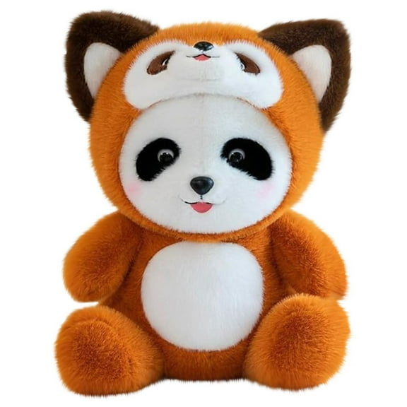 BINGLI 2 in 1 Plush Red Panda Stuffed Animal Panda Plush Toy, Red Panda Plush Pillow Plushies, Cute Funny Plushies Toy, Soft Giant Sleeping Red Panda Plush Pillow for Kids Adults