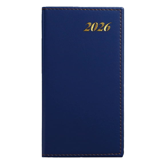 BINGLI 2026 Weekly/Monthly Appointment Book and Planner, 12 Months, January to December, Horizontal, Slim Size, 6.625" x 3.25", Assorted Colors