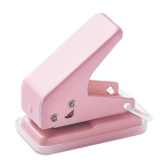 BINGLI 3 PCS Single Hole Puncher, Mini Hole Punch with 6 Sheet Capacity, for ID Cards, Chipboard, Art Project, Crafts Easy Drilling