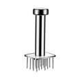 thumbnail image 1 of BINGLI 304 Stainless Steel Meat Tenderizer, 18 Sharp Needles Heavy Duty Tool for Tenderizing Steak, Beef, Pork, Chicken, Dishwasher Safe Kitchen Gadget, 1 of 4