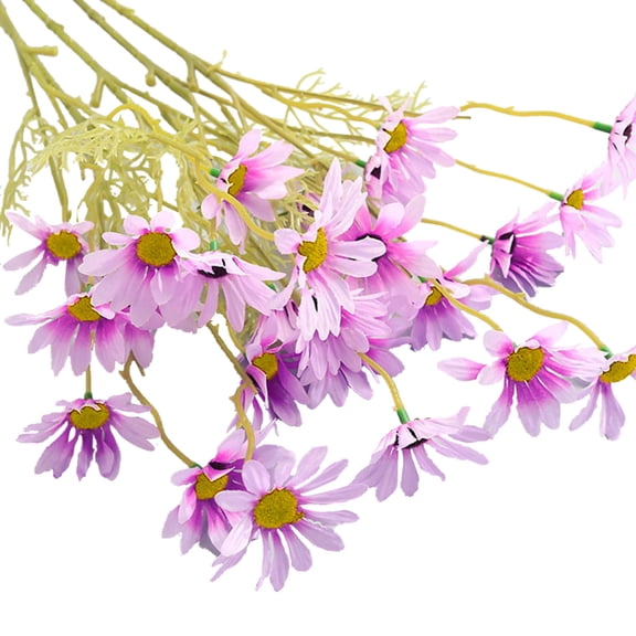 BINGLI 5PC Artificial Flowers for Decoration Cosmos Flowers Artificial Coreopsis Silk Flower Long Stem Table Centerpieces Colorful Faux Flower Arrangement