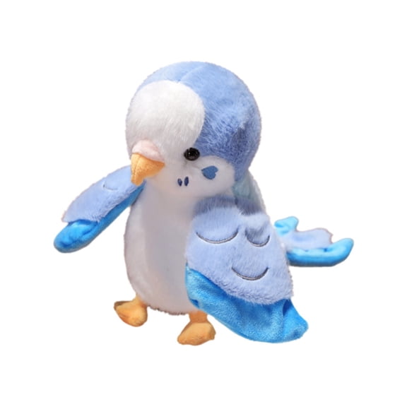 BINGLI 8" Hand Puppet Plush Owl Parrot - Soft Stuffed Animal Interactive Learning Toy for Toddlers Preschoolers, Storytelling Roleplay Dolls for Kids Ages 2-4 Years, Bird Ventriloquist Toy ﻿