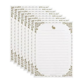 BINGLI 8 Sheet Vintage Stationery Paper, Antique Old Fashion Writing Paper for Invitations, Scrapbooking, Penpal (Writing Stationery Paper Letter Set)
