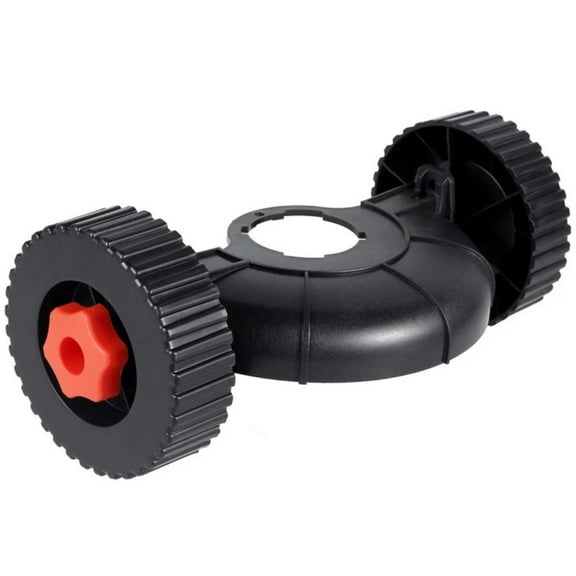BINGLI Adjustable String Trimmer Wheel Attachment Lawn Mower Support Wheels, Plastic Portable Replacement Auxiliary Wheels for Grass Trimmer Cutter Replacement