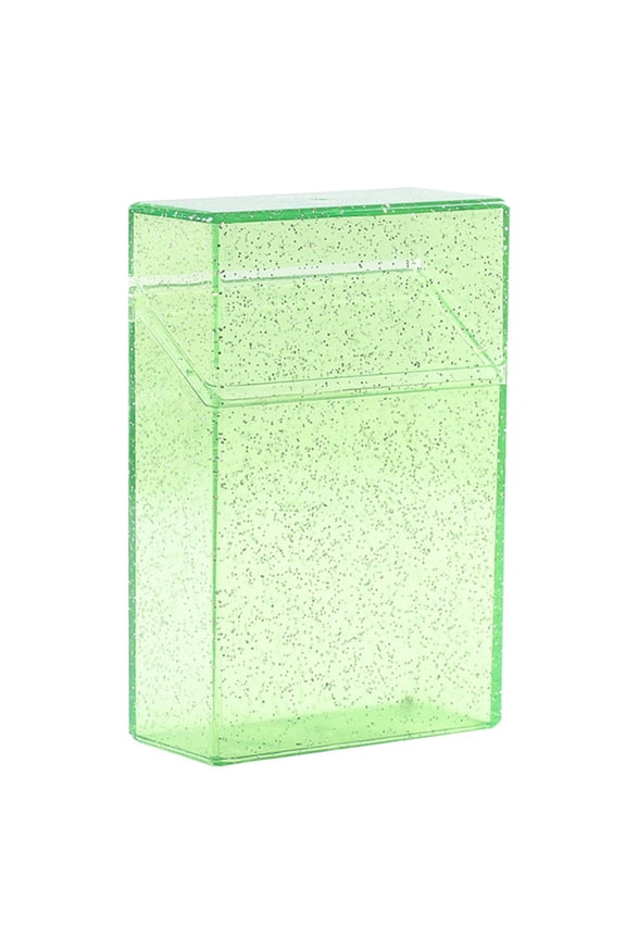Case for 85mm King Size 20 Capacity Cigarettes Box Plastic Transparent Portable Thin Cigar Boxes Pocket Cigarettes Holder Storage Container for Men Women