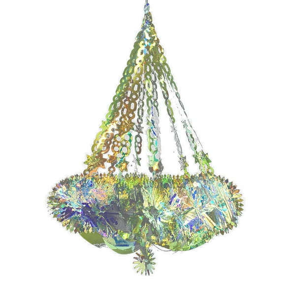 BINGLI Chandelier Ceiling Light Lamp Shad'e Ne'on Color Pendant Lampshade Decorative Light Shad'e Ha'nging Lamp Cover For Living Room Bedroom Dorm Room Wedding Home Decoration