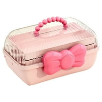 BINGLI Cute Girl Hair Accessories Storage Box Bow Organizer Box Jewelry Box Plastic Headband Holder Hairpin Container