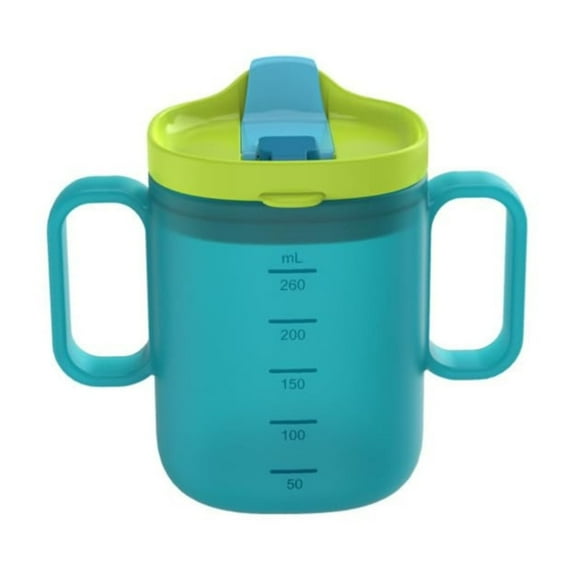 BINGLI Drinking Cups | Spill Proof Cups | 300ml Unspillable Cup With Handles Water Bottle Drinking Cup With Lid Maternity Drink Water Travel Mug Reusable Coffee Cups