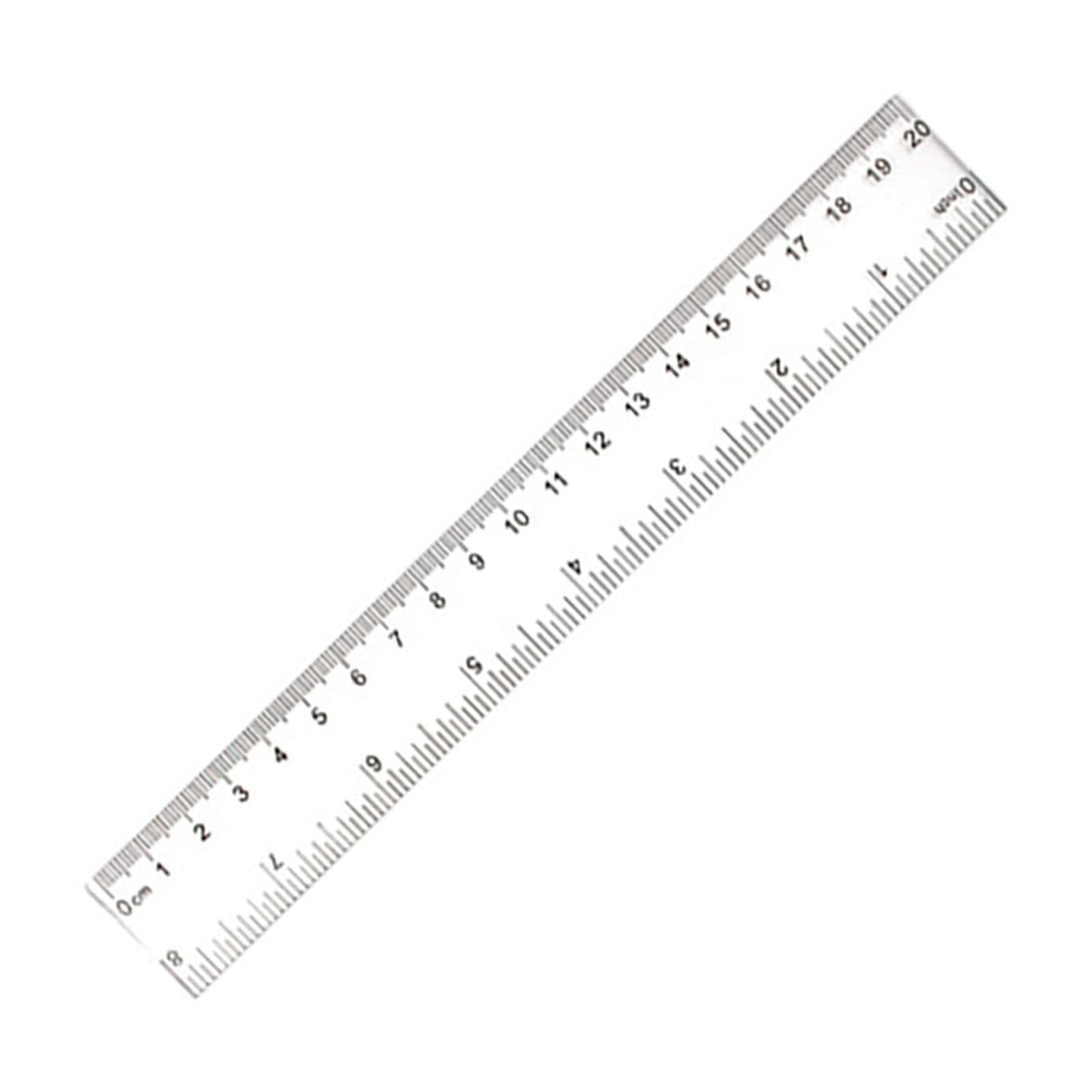 BINGLI Dual Scale Ruler Centimeter and Inch Markings Lightweight ...