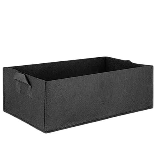 BINGLI Fabric Raised Garden Bed, Rectangle Breathable Planting Container and Durable Grow Bag, Flower and Vegetable Planter Pot for Plants, Flowers, Vegetables, Herbs, and Gardening