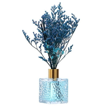 BINGLI Flower Arranging Art Re'ed Oil Diffusers with Natural Sticks, Glass Bottle and Scented Oil 80ML with Multiple Types to Choose