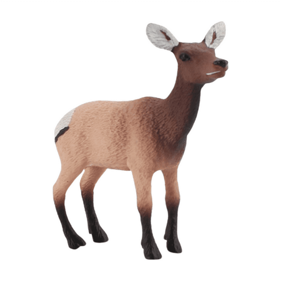 BINGLI Forest Animal Deer Figures Toy, Woodland Animal Figurine Party Supplies Christmas Doe Fawn for Baby Shower Birthday Wedding