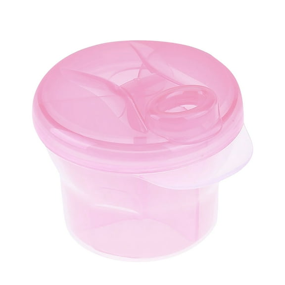 BINGLI Formula Dispenser for Baby Bottle Feeding On The Go, Easy-Pour Spout for Powdered Formula & Cereal, 3 Compartments