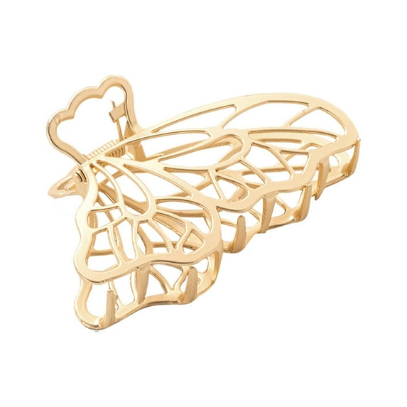 BINGLI Hair Jaw Hair Clip Strong Hold Vintage Metal Butterfly Hair Clip Hair Barrette with Multiple Styles Student Party,Daily Use
