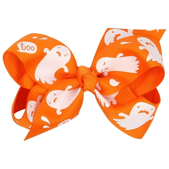 BINGLI Halloween Bow Knot Hair Pins Halloween Hair Bows Clip Colorful Bou'tique Clip Cute Bowknot Clip Hair Accessories For Girls Babies Toddlers Kids Halloween Christmas Parties