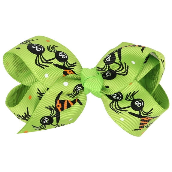 BINGLI Halloween Bow Knot Hair Pins Halloween Hair Bows Clip Colorful Bou'tique Clip Cute Bowknot Clip Hair Accessories For Girls Babies Toddlers Kids Halloween Christmas Parties