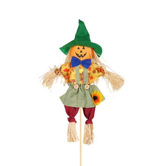 BINGLI Halloween Scarecrow Decorations - Outdoor, Fall Harvest, Standing Scarecrow for Garden, Home, School, Yard, Porch, Thanksgiving Decor