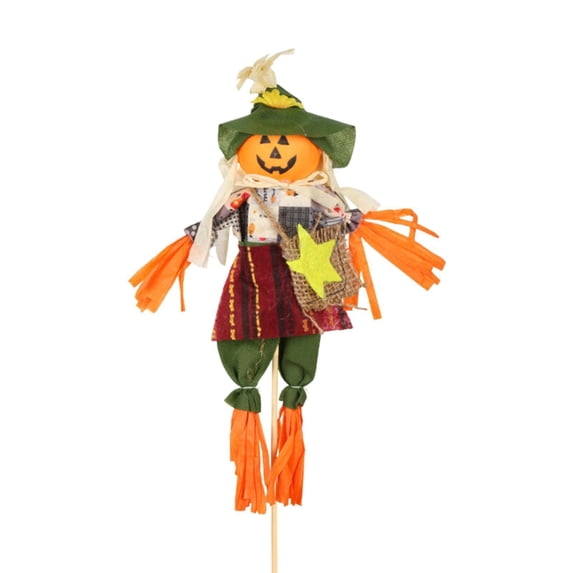 BINGLI Halloween Scarecrow Decorations - Outdoor, Fall Harvest, Standing Scarecrow for Garden, Home, School, Yard, Porch, Thanksgiving Decor