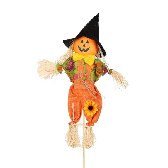 BINGLI Halloween Scarecrow Decorations - Outdoor, Fall Harvest, Standing Scarecrow for Garden, Home, School, Yard, Porch, Thanksgiving Decor