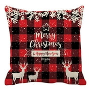 BINGLI Ho’me Christmas Decor Cushion Cover Survived Family Pillowcase Throw Pillow Cover Exquisite Practical and Convenient Premium Durabl‘e Material Exquisite Christmas Themed Bedding