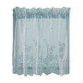 thumbnail image 1 of BINGLI Lace Cafe Curtains 24 Inch Length, Vintage Country Floral Embroidered Short Lace Curtains 1 Panel Set for Kitchen Window, Rod Pocket Privacy Sheer Kitchen Curtains, 26 x 24 Inches, 1 of 8