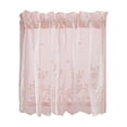 thumbnail image 1 of BINGLI Lace Cafe Curtains 24 Inch Length, Vintage Country Floral Embroidered Short Lace Curtains 1 Panel Set for Kitchen Window, Rod Pocket Privacy Sheer Kitchen Curtains, 26 x 24 Inches, 1 of 8