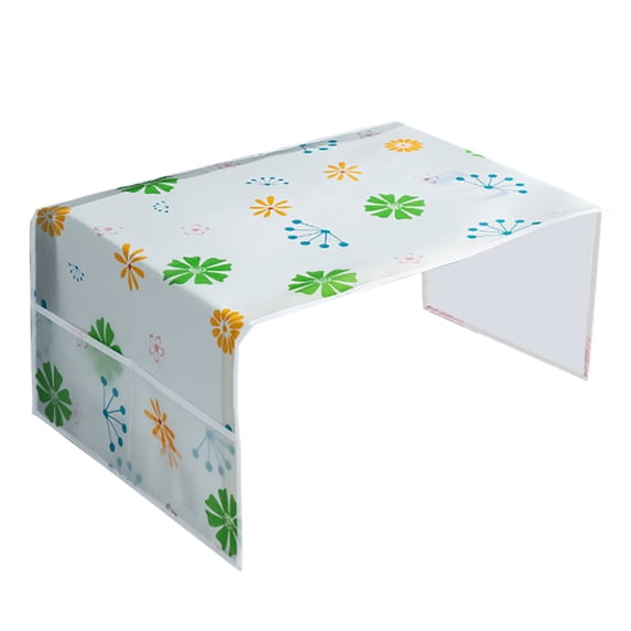BINGLI Microwave Dust Cloth Washing Machine Waterproof Cover Dustproof Fridge Top Cover Multi-Purpose with Side Storage Pockets for Kitchen Appliance Protector