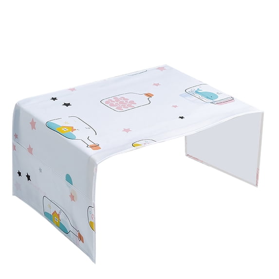 BINGLI Microwave Dust Cloth Washing Machine Waterproof Cover Dustproof Fridge Top Cover Multi-Purpose with Side Storage Pockets for Kitchen Appliance Protector