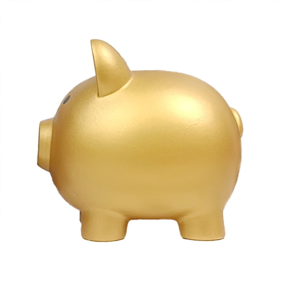 BINGLI Plastic Piggy Bank for Kids, Cute Cartoon Animal Coin Money Bank for Boys Girls, Creative Savings Bank Gift for Children, Durable Pig Shaped Bank with Slot