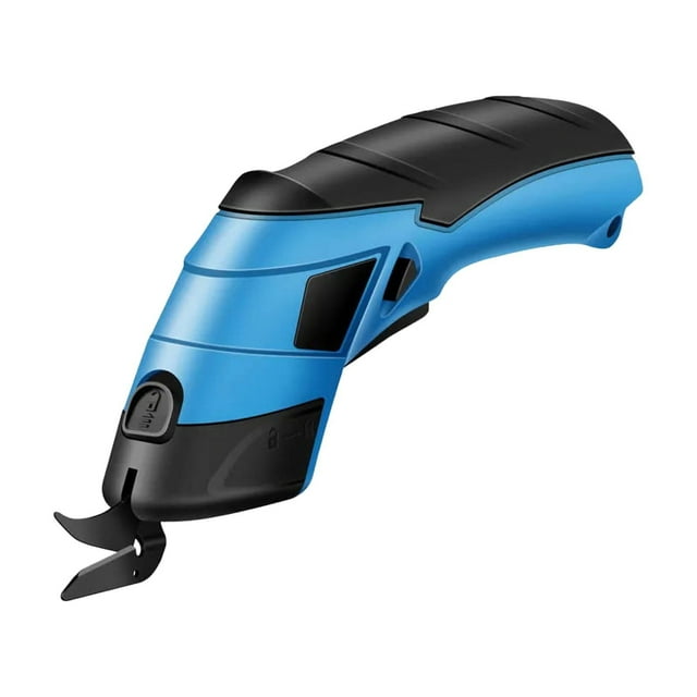 BINGLI Power Cordless Electric Scissors Fabric Cutter for Crafts, Box, Sewing, Carpet, & Scrapbooking - Heavy Duty Rotary Shears Cutting Tool - Automatic Cardboard Cutter Fabric Scissor