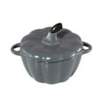 thumbnail image 1 of BINGLI Pumpkin Bowl Set with Lid and Handle, Ceramic Ramekins for Baking, Casserole Dish Individual Serving Pot, Stoneware Oven Safe, for Home and Kitchen Use, 1 of 9