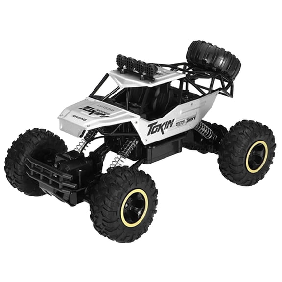 BINGLI RC Cars Remote Control Car 1:12 Off Road Monster Truck,Metal Shell 4WD Dual Motors LED Headlight Rock Crawler,2.4Ghz All Terrain Hobby Truck with Batteries, Boy Adult Gifts