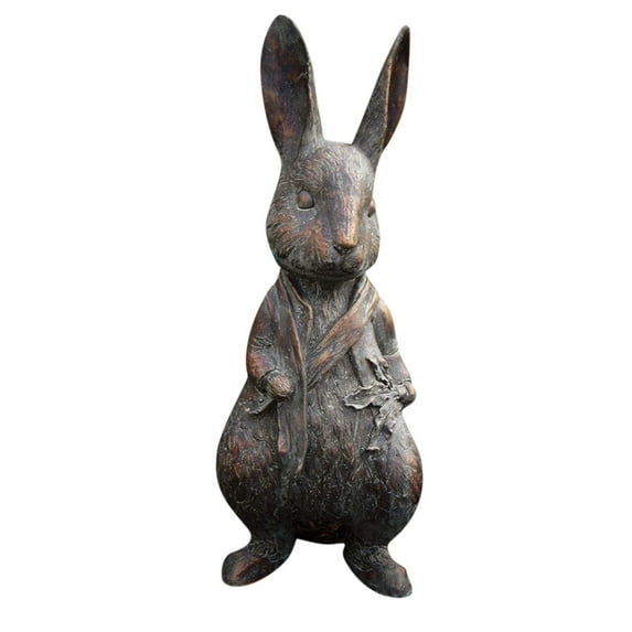 BINGLI Resin Rabbit Outdoor Statues Ornament Decoration, Garden Sculpture Easter Statues Decor, Love*ly Statues Animals Figurines for Garden Courtyard with Multiple Styles Family Party,Daily Use