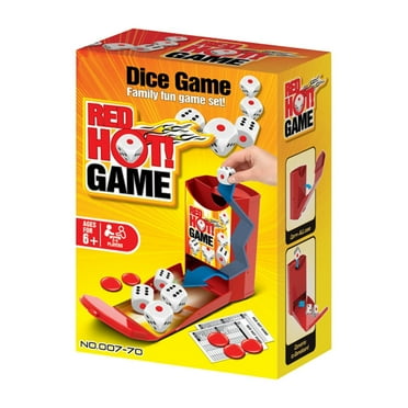 BINGLI Roll The Bones Dice Game for Kids, Fast-paced Dice Game for Family Game, 2-6 Players Aged 6+, 6 Sided Dice Set, Kids Games, Easy to Learn, Educational Board Game