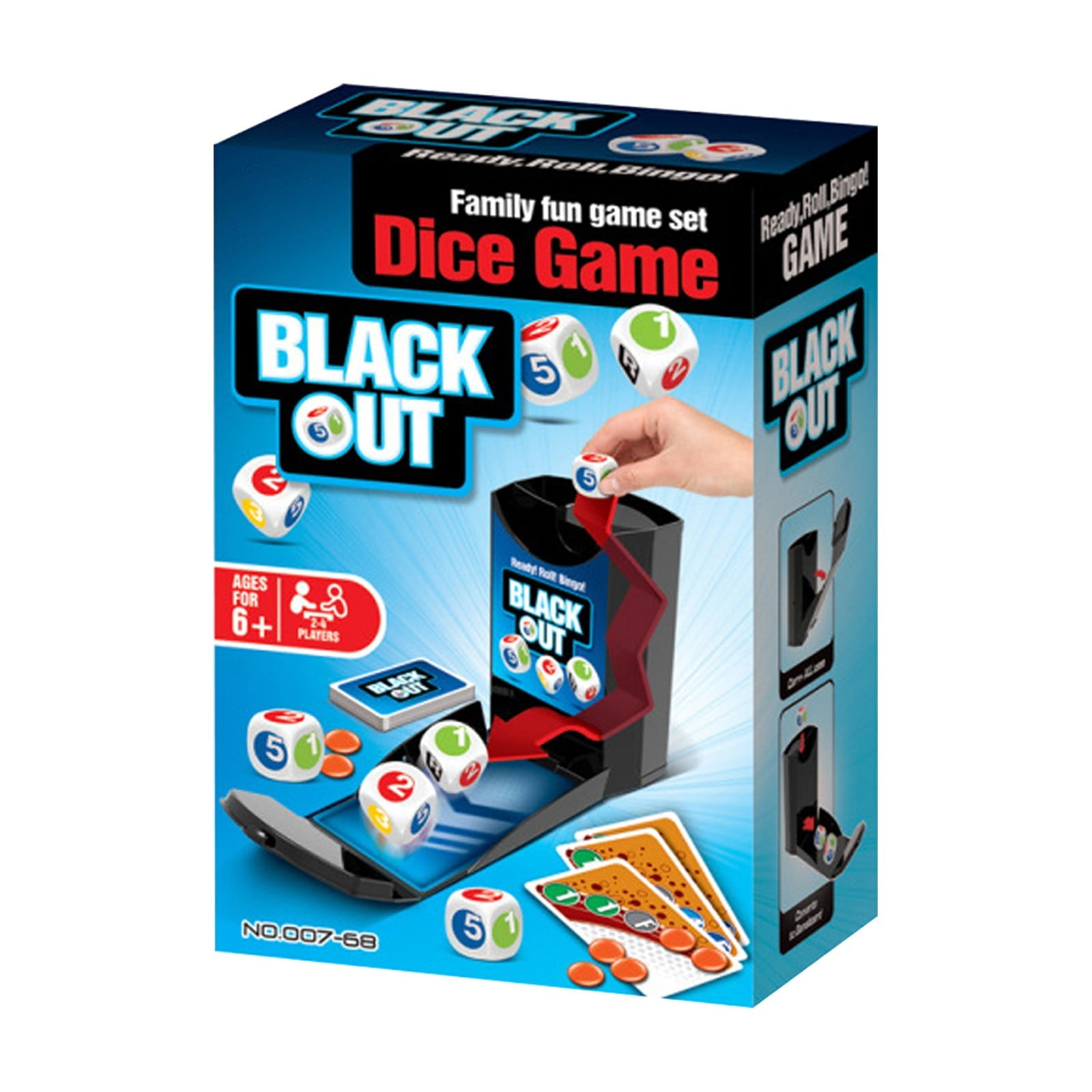 Dumpster Dice 2.0 Game - Fast Family Dice Game For 2-6 Players, With 80 Dice & Stickers, Fun For Game Nights