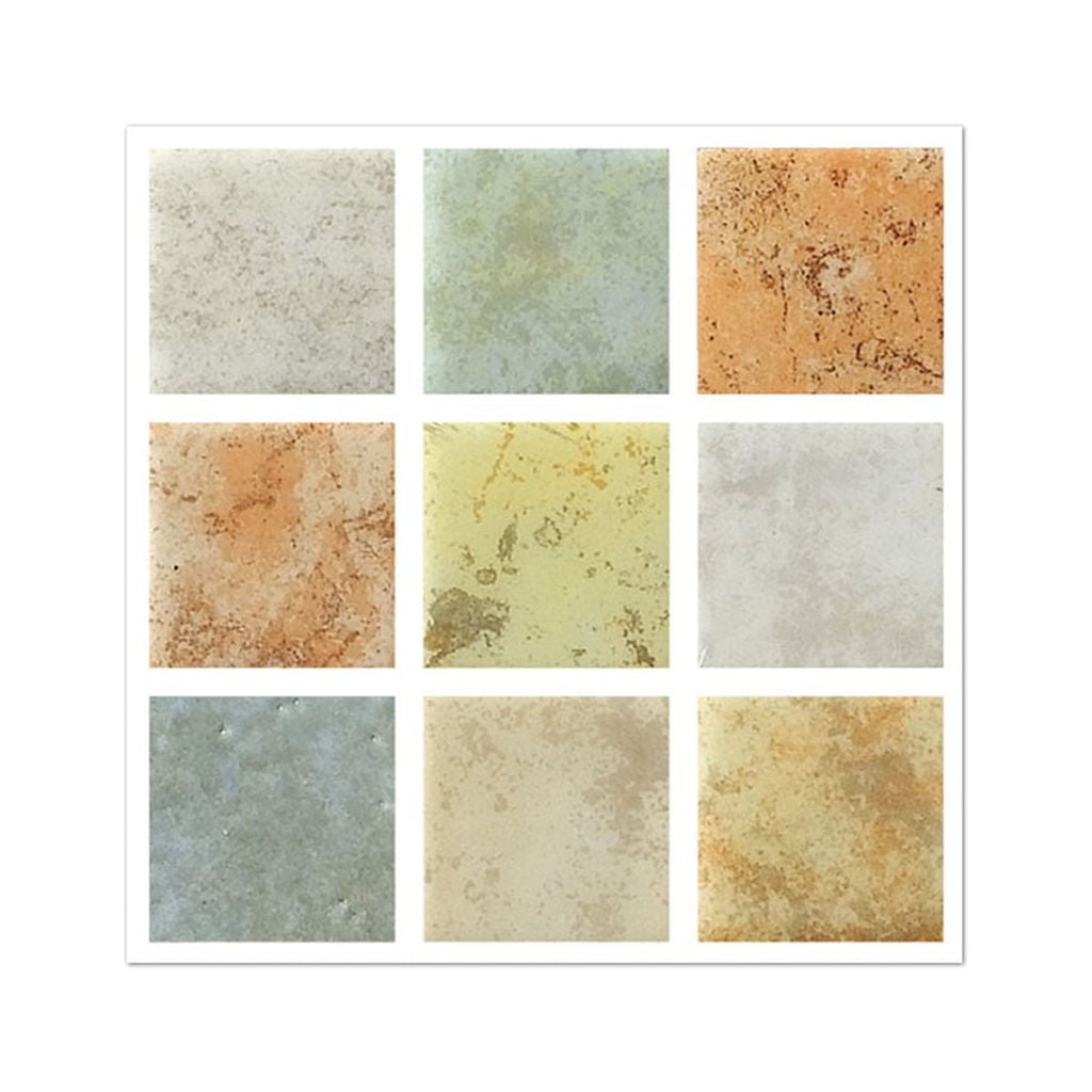 BINGLI Self Adhesive 4-Inch Vinyl Floor Tiles, 20 Tiles - 4" x 4 ...