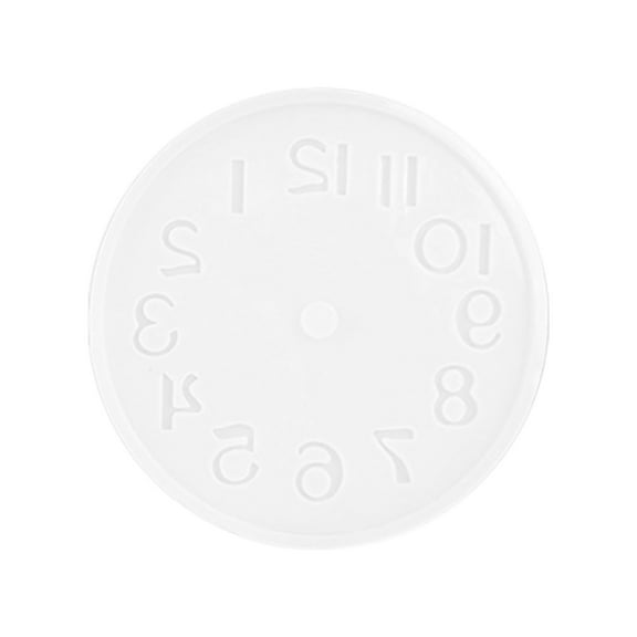 BINGLI Silicone Rubber Resin Mould Clock Alarm Casting Moulds Clear Timer Making Mold for DIY Art Craft Making