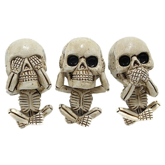 BINGLI Skull Car Air Freshener, Vent Clip Goth Horror Skeleton Decor, Auto Scents for Jeep Truck Dashboard Interior Accessory Gifts